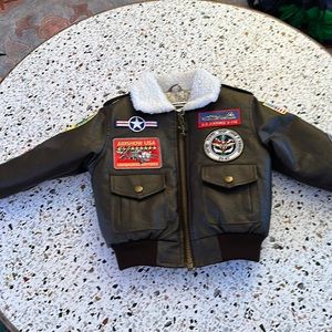 Up and Away A2 Bomber Jacket Sz 3 never worn